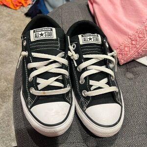 Kids Converse All Star Black Sneakers